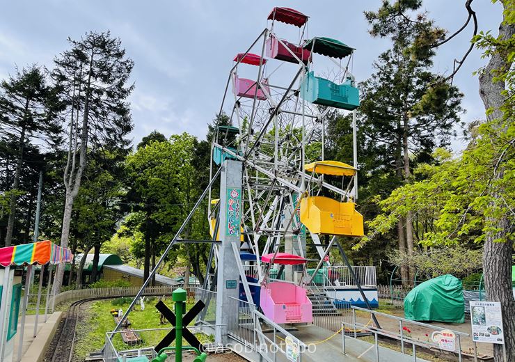 ５月の北海道 日本最古の観覧車がある函館公園内の遊園地 こどものくに ３泊４日函館の旅 その４６